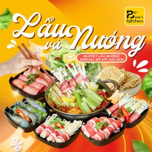 Pig Bear' Kitchen - Buffet Lẩu Nướng Special Bò Mỹ, Hải Sản