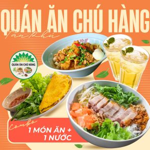 Bún Mắm Nêm Mì Quảng Chú Hàng - Combo 1 Món + 1 Nước