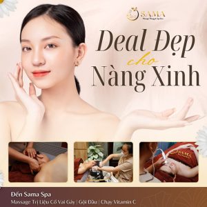 Sama Spa - Massage Trị Liệu Cổ Vai Gáy/ Gội Đầu/ Ngâm Bồn 150'