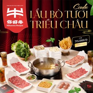 Nihaoniu Hotpot - Combo Lẩu Bò Tươi Triều Châu