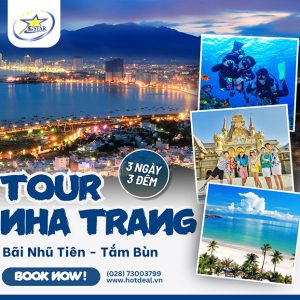 Tour Nha Trang 3N3Đ - Bãi Nhũ Tiên - Tắm Bùn
