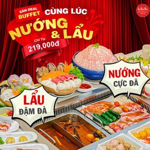 Ăn Được Phúc - Buffet Nướng Lẩu Hơn 90 Món Hải Sản, Bò Mỹ