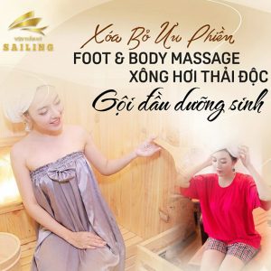 Sailing Clinic - Xông Hơi, Bấm Huyệt, Massage Foot & Body 90'