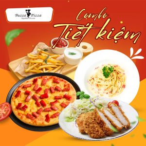 Buzza Pizza - Combo Tiết Kiệm 4 Món Cho 2 Người