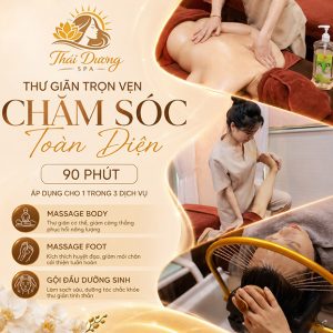Spa Thái Dương - Massage Body/ Foot/ Gội Đầu Dưỡng Sinh 90’