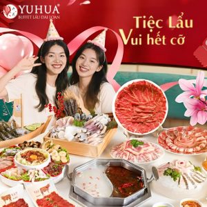 Yuhua Lê Văn Sỹ - Buffet Lẩu Đài Loan Hơn 80 Món Nhúng