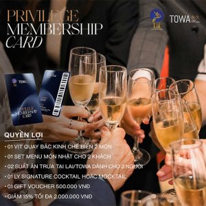 Membership Lai Towa - 1 Khách - 6 Ưu Đãi - Tầng 28 Sedona Suites