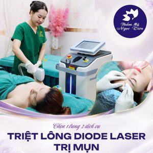 Thẩm Mỹ Ngọc Tiên - 10 Lần Triệt Lông Diode Laser/ Trị Mụn